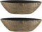 Mica Decorations Clemente Bloempot - L48 x B19 x H15 cm - Terracotta - Koper