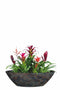 Mica Decorations Clemente Bloempot - L48 x B19 x H15 cm - Terracotta - Koper