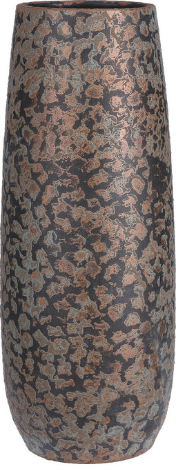 Mica Decorations Clemente Vaas - H55 x Ø21,5 cm - Terracotta - Koper