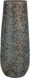 Mica Decorations clemente vaas rond koper maat: 70 x 27cm