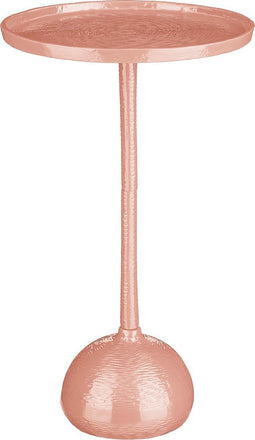 Mica Decorations Colin Bijzettafel - H58 x Ø34 cm - Gerecycled Aluminium - 100% FSC - Lichtroze