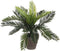 Mica Decorations Cycas Palm Kunstplant in Bloempot Stan - H33 x Ø34 cm - Groen