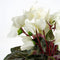 Mica Decorations Cyclaam Kunstplant in Bloempot Stan - H30 x Ø30 cm - Wit