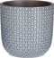 Mica Decorations Daan Bloempot - H17,5 x Ø19 cm - Blauw