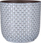Mica Decorations Daan Bloempot - H20,5 x Ø21,5 cm - Blauw