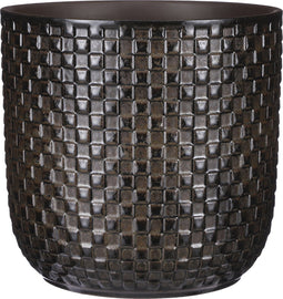 Mica Decorations Daan Bloempot - H20,5 x Ø21,5 cm - Zwart
