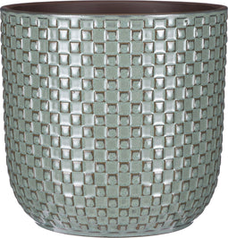Mica Decorations Daan Bloempot - H21 x Ø22 cm - Groen