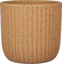 Mica Decorations Dante Bloempot - H22 x Ø24 cm - Lichtbruin
