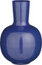 Mica Decorations Dara Vaas - H42 x Ø28 cm - Metaal - Blauw