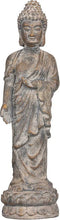 Mica Decorations Deco Object Buddha - 17x18.5x70 cm - Magnesium - Grijs