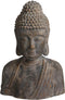 Mica Decorations Deco Object Buddha - 38x23x54 cm - Magnesium - Grijs