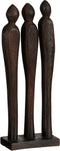 Mica Decorations Deco Object Pegara - 7x13x35 cm - Hout - Bruin