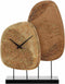 Mica Decorations Decoratief Object Clock - 32.5x10x41 cm - MDF - Bruin