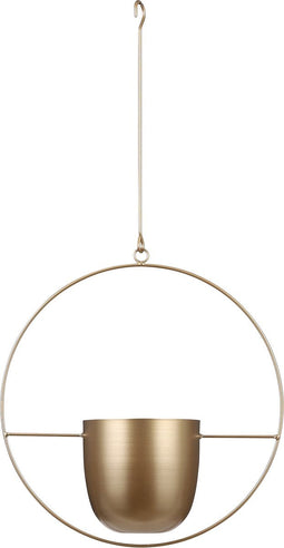 Mica Decorations Dexter Bloempot Hangend - L34 x B14 x H65 cm - Goud