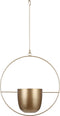 Mica Decorations Dexter Bloempot Hangend - L34 x B14 x H65 cm - Goud