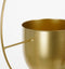 Mica Decorations Dexter Bloempot Hangend - L34 x B14 x H65 cm - Goud