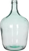 Mica Decorations Diego Fles Vaas - H30 x Ø18 cm - Gerecycled Glas - Transparant