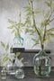 Mica Decorations Diego Fles Vaas - H30 x Ø18 cm - Gerecycled Glas - Transparant