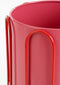 Mica Decorations Dione Bloempot op Standaard - Set van 2 - H35 x Ø26 cm - Metaal - Rood, Roze
