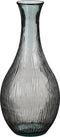 MICA DECORATIONS DIX VAAS RECYCLED GLAS ANTRACIET - H75XD34CM
