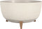Mica Decorations Doppio Bloempot op Poten - H22 x Ø47 cm - Polypropyleen - FSC Mix - Off White