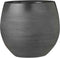Mica Decorations Douro Bloempot - 20x23cm - Keramiek - Grijs - 4 Stuks
