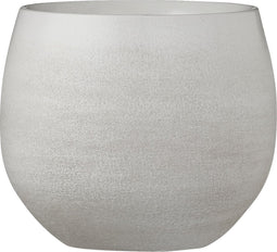 Mica Decorations Douro Bloempot - H18 x Ø20 cm - Terracotta - Off White
