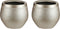 Mica Decorations Douro Bloempot - H18 x Ø20 cm - Terracotta - Goud