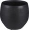 Mica Decorations Douro Bloempot - H18 x Ø20 cm - Terracotta - Mat - Zwart