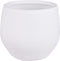 Mica Decorations Douro Bloempot - H18 x Ø20 cm - Terracotta - Mat - Wit