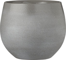 Mica Decorations Douro Bloempot - H18 x Ø20 cm - Terracotta - Lichtgrijs