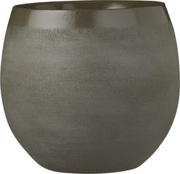 Mica Decorations Douro Bloempot - H20 x Ø23 cm - Terracotta - Groen