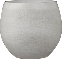 Mica Decorations Douro Bloempot - H20 x Ø23 cm - Terracotta - Off White