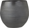 Mica Decorations Douro Bloempot - H20 x Ø23 cm - Terracotta - Donkergrijs