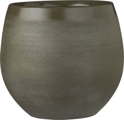 Mica Decorations Douro Bloempot - H23 x Ø26 cm - Terracotta - Groen