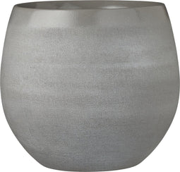 Mica Decorations Douro Bloempot - H23 x Ø26 cm - Terracotta - Lichtgrijs