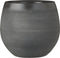 Mica Decorations Douro Bloempot - H23 x Ø26 cm - Terracotta - Donkergrijs