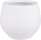 Mica Decorations Douro Bloempot - H25 x Ø29 cm - Terracotta - Mat - Wit