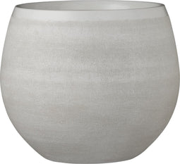 Mica Decorations Douro Bloempot - H25 x Ø29 cm - Terracotta - Off White