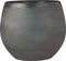Mica Decorations Douro Bloempot - H25 x Ø29 cm - Terracotta - Donkergrijs