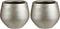 Mica Decorations Douro Bloempot - H28 x Ø33 cm - Terracotta - Goud