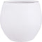 Mica Decorations Douro Bloempot - H28 x Ø33 cm - Terracotta - Mat - Wit