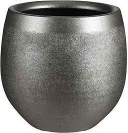 Mica Decorations douro ronde bloempot donkergoud maat in cm: 20 x 23