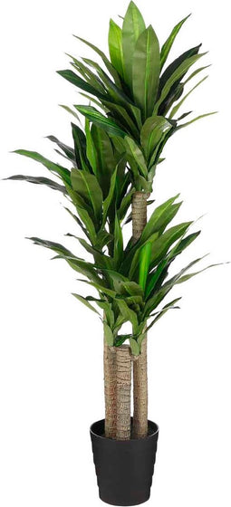 Mica Decorations Dracaena Kunstplant - H150xØ60 cm - Pot - Groen
