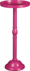 Mica Decorations Duco Bijzettafel - H58 x Ø25 cm - Gerecycled Aluminium - Roze