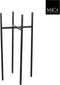 Mica Decorations-e - 8 stuks! Ascot plantstandaard zwart l24xb24xh5...