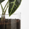 Mica Decorations Elements Bloempot met Bewateringssysteem - H22 x Ø19 cm - Glas