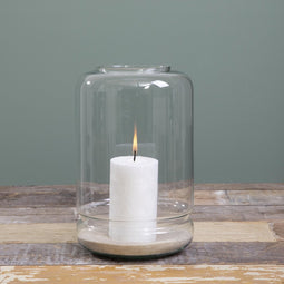 Mica Decorations Elements DIY Windlicht - H26 x Ø17 cm - Transparant