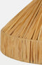 Mica Decorations Elisa Hanglamp - H24 x Ø40 cm - Raffia - Lichtbruin