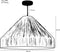 Mica Decorations Elisa Hanglamp - H24 x Ø40 cm - Raffia - Lichtbruin